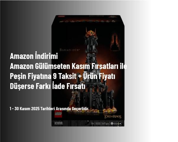 Amazon İndirimi - Amazon Gülümseten Kasım Fırsatları ile Peşin Fiyatına 9 Taksit + Ürün Fiyatı Düşerse Farkı İade Fırsatı