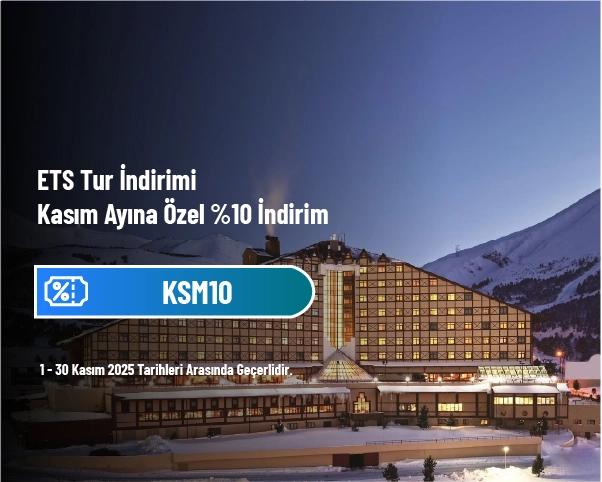 ETS Tur İndirimi - Kasım Ayına Özel %10 İndirim