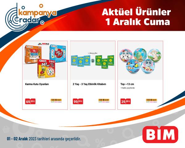 Bim Aktüel Ürünler 1 Aralık Cuma