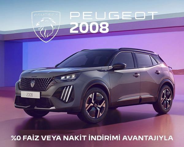 PEUGEOT 2008, %0 faiz veya nakit indirimi avantajıyla