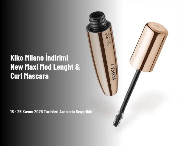 Kiko Milano İndirimi - New Maxi Mod Lenght & Curl Mascara