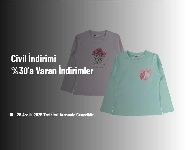 Civil İndirimi - %30'a Varan İndirimler