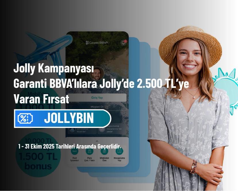 Jolly Kampanyası - Garanti BBVA’lılara Jolly’de 2.500 TL’ye Varan Fırsat