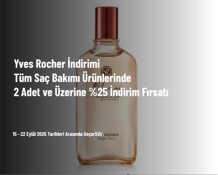Yves Rocher Kampanyası - 2.700 TL ve Üzeri Alışverişlerde Orijinal Boy Vücut Kremi Hediyenizi Kaçırmayın