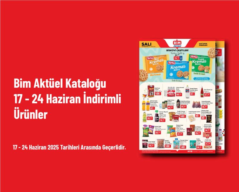 Bim Aktüel Kataloğu - 17 - 24 Haziran İndirimli Ürünler
