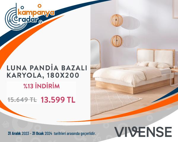 Vivense Luna Pandia Bazalı Karyola İndirimi