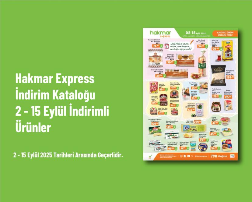 Hakmar Express İndirim Kataloğu - 2 - 15 Eylül İndirimli Ürünler