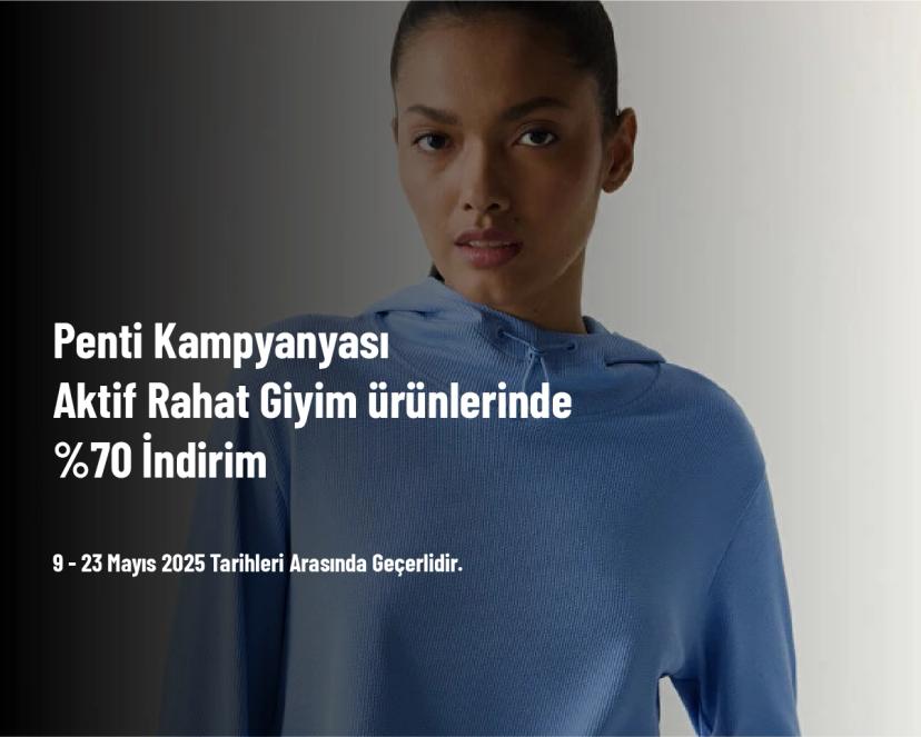 Penti Kampanyası - Aktif Rahat Giyim Ürünlerinde %70 İndirim
