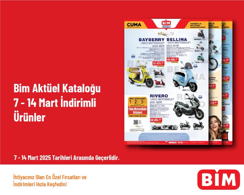 Bim Aktüel Kataloğu - 7 - 14 Mart İndirimli Ürünler