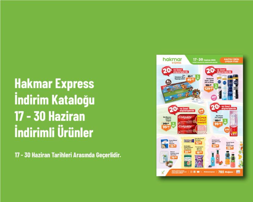 Hakmar Express İndirim Kataloğu - 17 - 30 Haziran İndirimli Ürünler