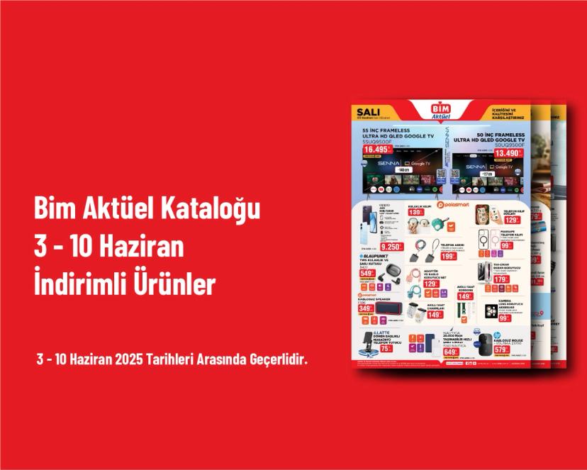 Bim Aktüel Kataloğu - 3 - 10 Haziran İndirimli Ürünler