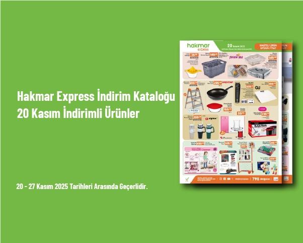 Hakmar Express İndirim Kataloğu - 20 Kasım İndirimli Ürünler
