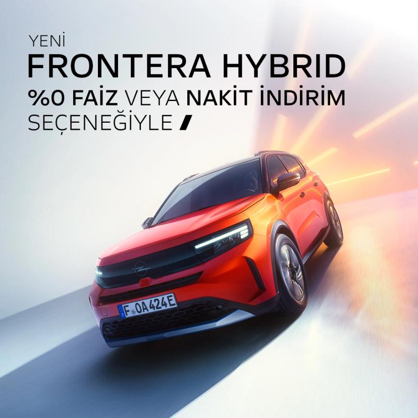 Yeni Opel Frontera Hybrid