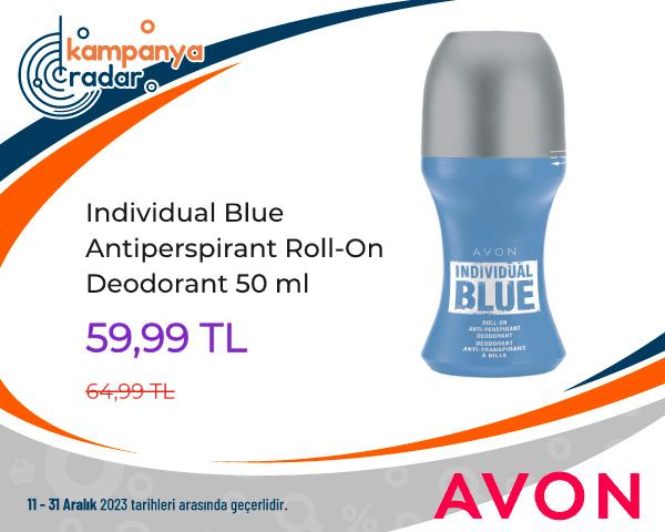 Avon Individual Blue Antiperspirant Roll-On Deodorant İndirimi