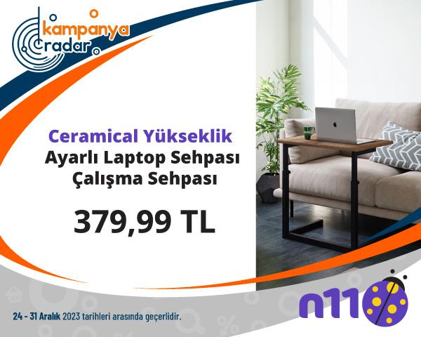 Ceramical Yükseklik Ayarlı Laptop Sehpası Çalışma Sehpası