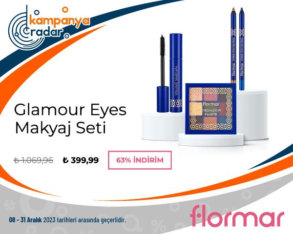 Flormar Glamour Eyes 4'lü Makyaj Seti İndirimi