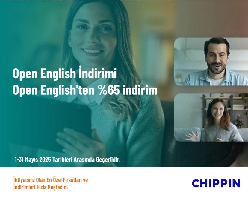 Open English İndirimi - Open English'ten %65 indirim