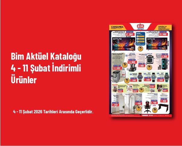 Bim Aktüel Kataloğu - 4 - 11 Şubat İndirimli Ürünler