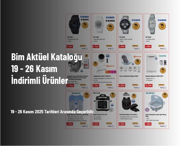 Bim Aktüel Kataloğu - 19 - 26 Kasım İndirimli Ürünler