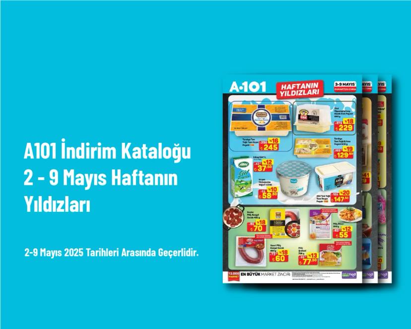 A101 İndirim Kataloğu - 2 - 9 Mayıs Haftanın Yıldızları