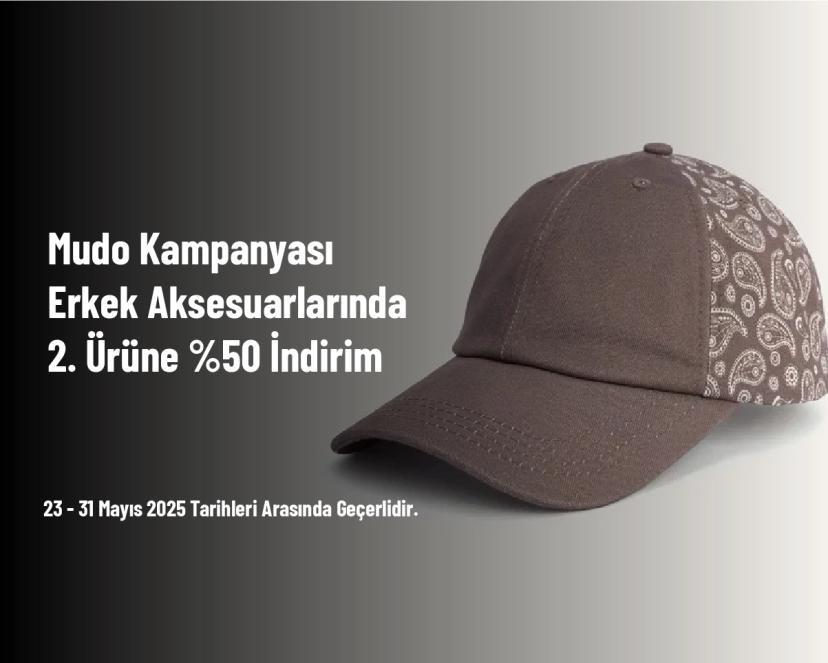 Mudo Kampanyası - Erkek Aksesuarlarında 2. Ürüne %50 İndirim
