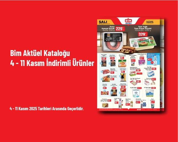 Bim Aktüel Kataloğu - 4 - 11 Kasım İndirimli Ürünler