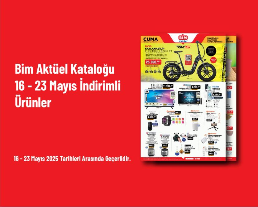 Bim Aktüel Kataloğu - 16 - 23 Mayıs İndirimli Ürünler