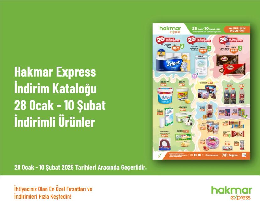 Hakmar Express İndirim Kataloğu - 28 Ocak - 10 Şubat İndirimli Ürünler