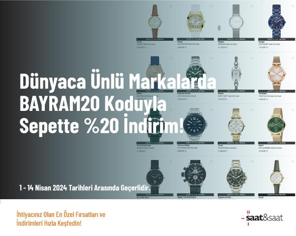 Dünyaca Ünlü Markalarda BAYRAM20 Koduyla Sepette %20 İndirim