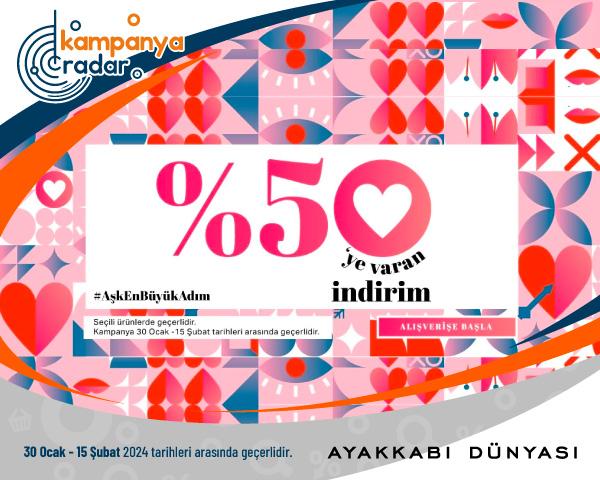 Ayakkabı Dünyası'nda Seçili Ürünlerde %50'ye Varan İndirim