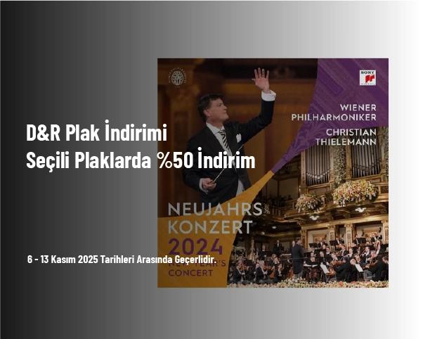 D&R Plak İndirimi - Seçili Plaklarda %50 İndirim