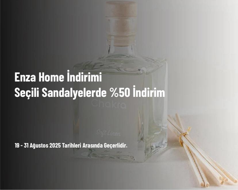 Enza Home İndirimi - Seçili Sandalyelerde %50 İndirim