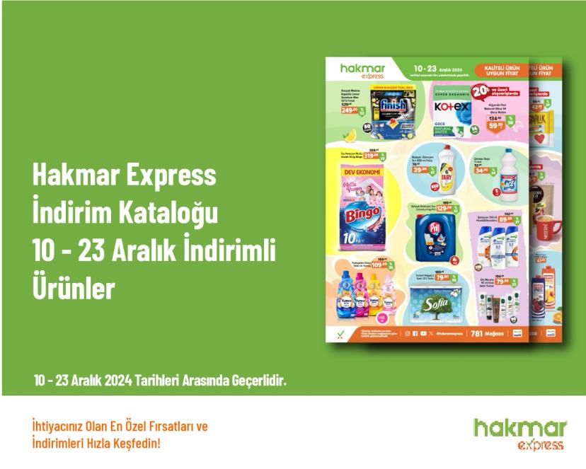 Hakmar Express İndirim Kataloğu - 10 - 23 Aralık İndirimli Ürünler