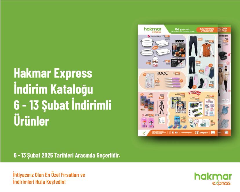 Hakmar Express İndirim Kataloğu - 6 - 13 Şubat İndirimli Ürünler