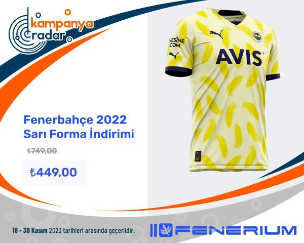 Fenerbahçe 2022 Sarı Forma İndirimi