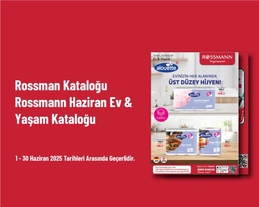 Rossman Kataloğu - Rossmann Haziran Ev & Yaşam Kataloğu