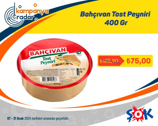 Şok Bahçıvan Tost Peyniri 400 Gr