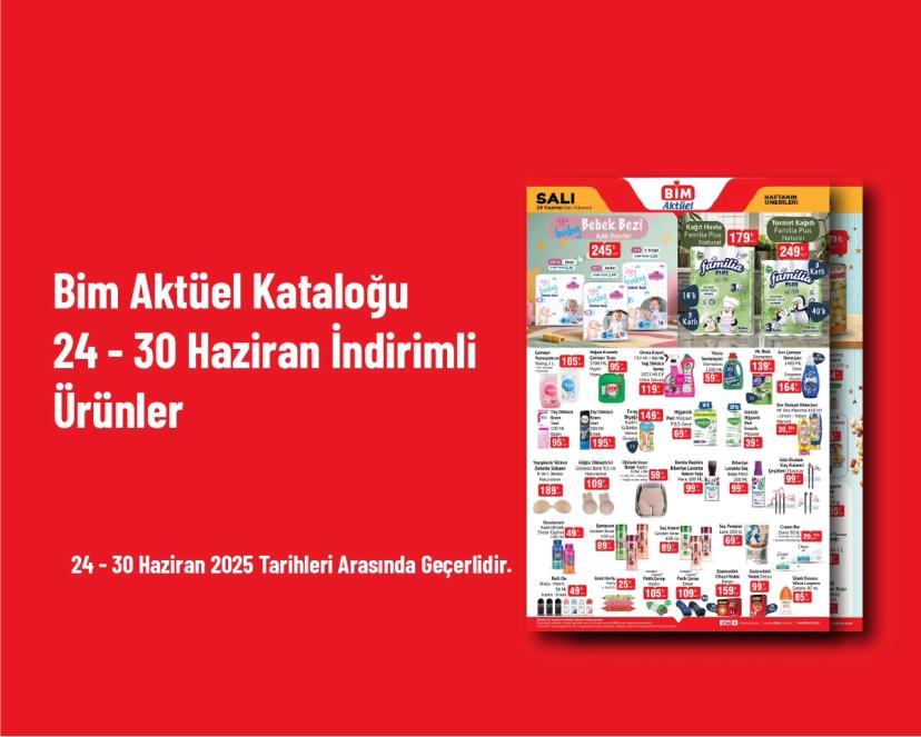 Bim Aktüel Kataloğu - 24 - 30 Haziran İndirimli Ürünler