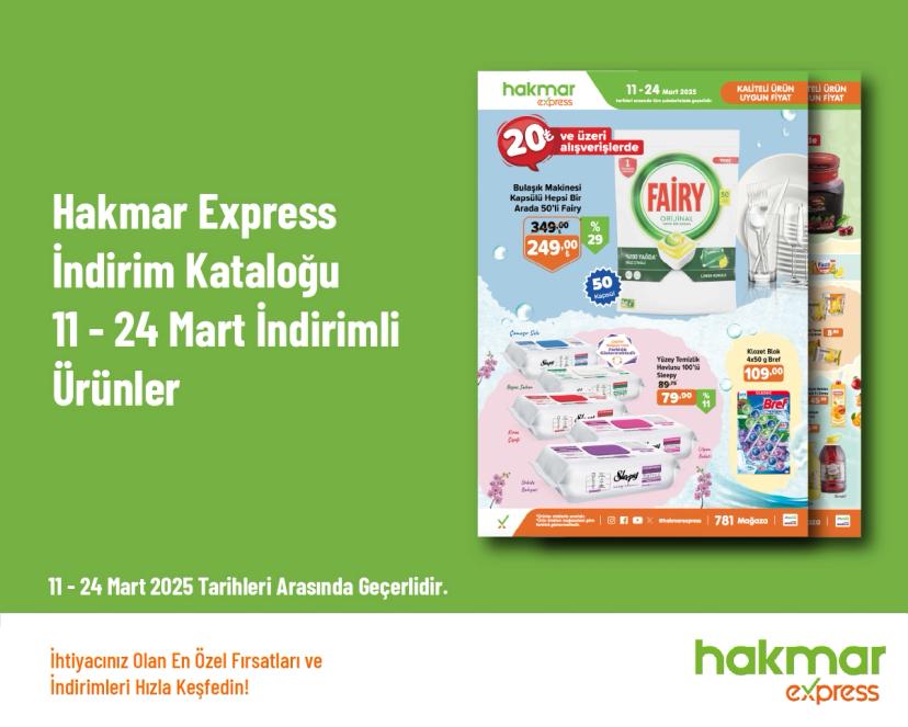 Hakmar Express İndirim Kataloğu - 11 - 24 Mart İndirimli Ürünler