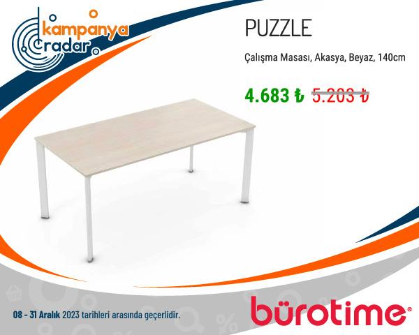 Burotime Puzzle Çalışma Masası İndirimi