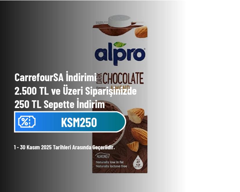 CarrefourSA İndirimi - 2.500 TL ve Üzeri Siparişinizde 250 TL Sepette İndirim