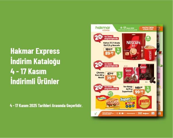 Hakmar Express İndirim Kataloğu - 4 - 17 Kasım İndirimli Ürünler