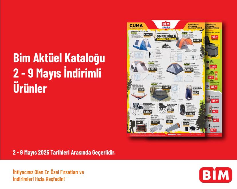 Bim Aktüel Kataloğu - 2 - 9 Mayıs İndirimli Ürünler
