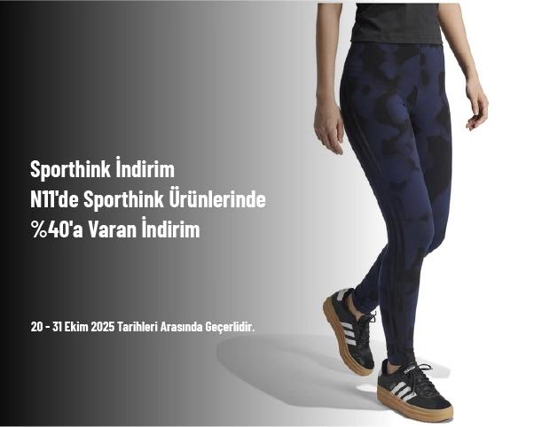 Sporthink İndirimi - N11'de Sporthink Ürünlerinde %40'a Varan İndirim