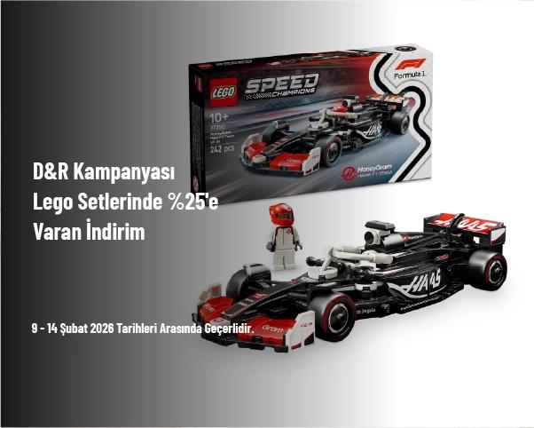 D&R Kampanyası - Lego Setlerinde %25'e Varan İndirim