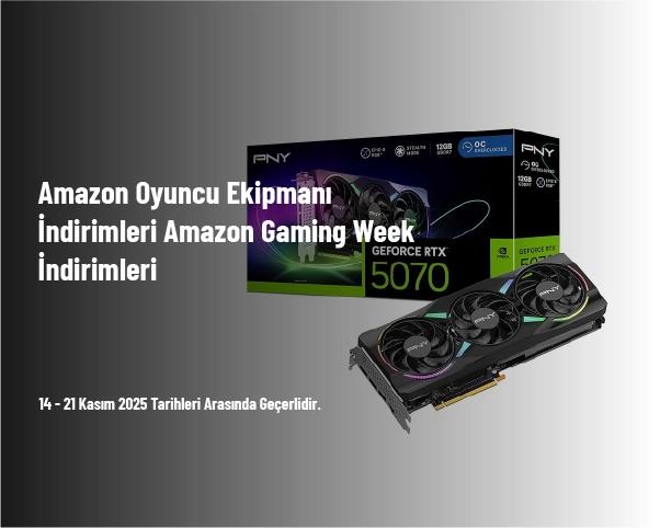 Amazon Oyuncu Ekipmanı İndirimleri - Amazon Gaming Week İndirimleri