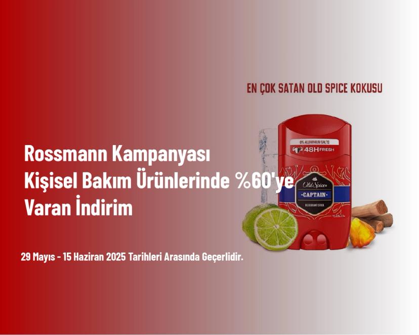 Rossmann Kampanyası - Kişisel Bakım Ürünlerinde %60'ye Varan İndirim