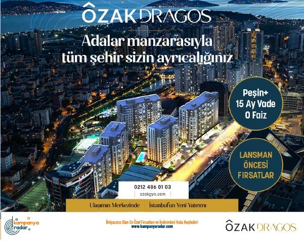 Özak Dragos'ta Peşin + 15 Ay Vade 0 Faiz Avantajını Kaçırmayın!
