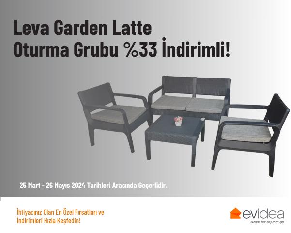 Leva Garden Latte Oturma Grubu %33 İndirimli