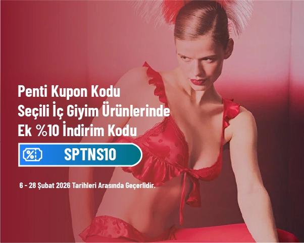 Penti Kupon Kodu - Seçili İç Giyim Ürünlerinde Ek %10 İndirim Kodu
